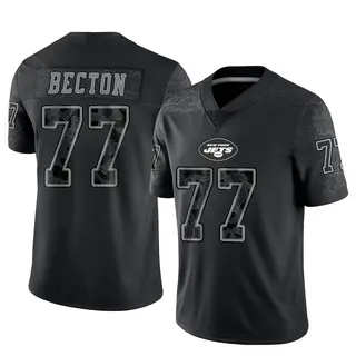 New York Jets Men's Mekhi Becton Limited Reflective Jersey - Black