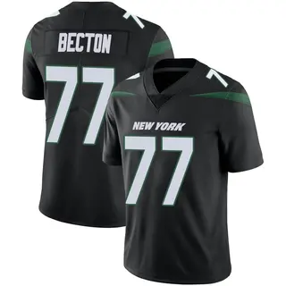 New York Jets Men's Mekhi Becton Limited Stealth Vapor Jersey - Black