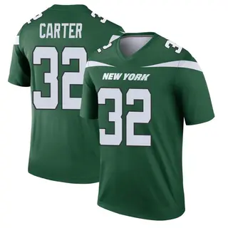 New York Jets Men's Michael Carter Legend Gotham Player Jersey - Green