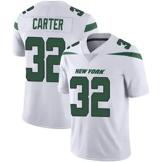 New York Jets Men's Michael Carter Limited Spotlight Vapor Jersey - White