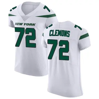 New York Jets Men's Micheal Clemons Elite Spotlight Vapor Untouchable Jersey - White