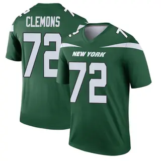 New York Jets Men's Micheal Clemons Legend Gotham Player Jersey - Green