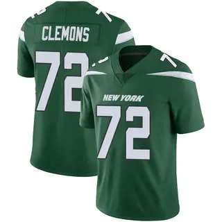 New York Jets Men's Micheal Clemons Limited Gotham Vapor Jersey - Green