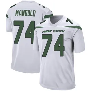 New York Jets Men's Nick Mangold Game Spotlight Jersey - White