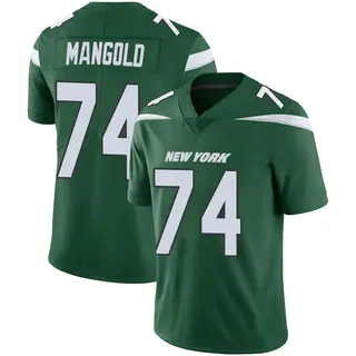 New York Jets Men's Nick Mangold Limited Gotham Vapor Jersey - Green