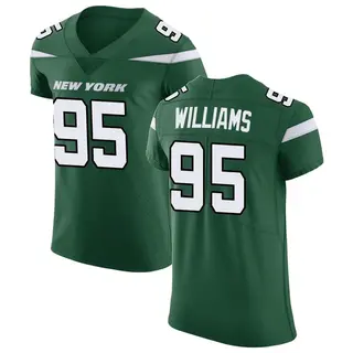 New York Jets Men's Quinnen Williams Elite Gotham Vapor Untouchable Jersey - Green