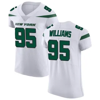 New York Jets Men's Quinnen Williams Elite Spotlight Vapor Untouchable Jersey - White