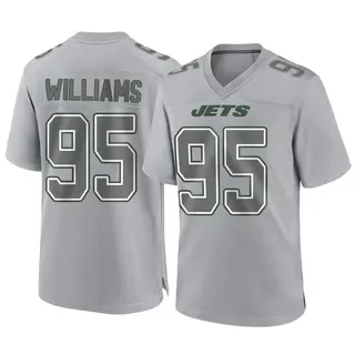 New York Jets Men's Quinnen Williams Game Atmosphere Fashion Jersey - Gray
