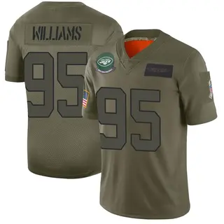 New York Jets Men's Quinnen Williams Limited 2019 Salute to Service Jersey - Camo