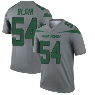 New York Jets Men's Ronald Blair Legend Inverted Jersey - Gray