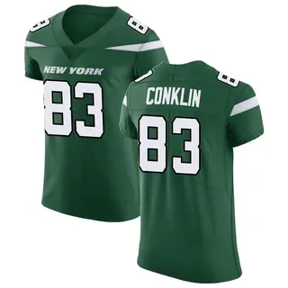 New York Jets Men's Tyler Conklin Elite Gotham Vapor Untouchable Jersey - Green