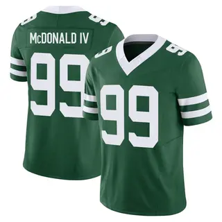 New York Jets Men's Will McDonald IV Limited Legacy Vapor F.U.S.E. Jersey - Green