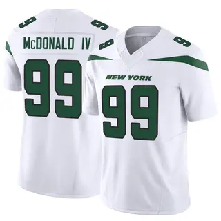New York Jets Men's Will McDonald IV Limited Vapor F.U.S.E. Jersey - White