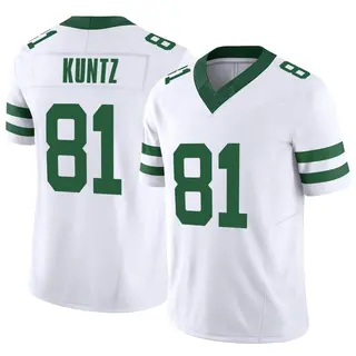 New York Jets Men's Zack Kuntz Limited Legacy Vapor F.U.S.E. Jersey - White