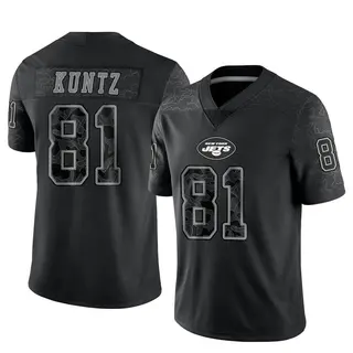 New York Jets Men's Zack Kuntz Limited Reflective Jersey - Black