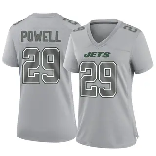 New York Jets Women's Bilal Powell Game Atmosphere Fashion Jersey - Gray