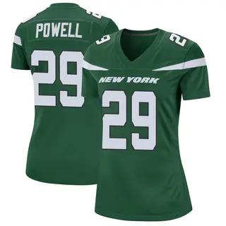 New York Jets Women's Bilal Powell Game Gotham Jersey - Green