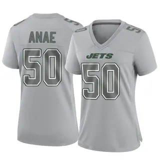 New York Jets Women's Bradlee Anae Game Atmosphere Fashion Jersey - Gray