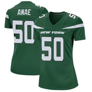 New York Jets Women's Bradlee Anae Game Gotham Jersey - Green
