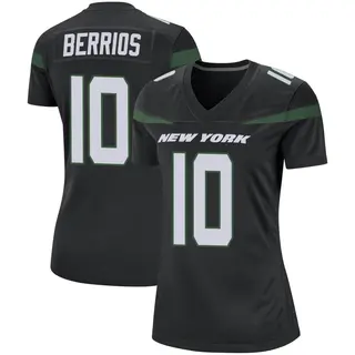 New York Jets Women's Braxton Berrios Game Stealth Jersey - Black