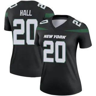 New York Jets Women's Breece Hall Legend Stealth Color Rush Jersey - Black