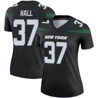 New York Jets Women's Bryce Hall Legend Stealth Color Rush Jersey - Black