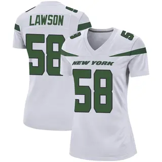 New York Jets Women's Carl Lawson Game Spotlight Jersey - White
