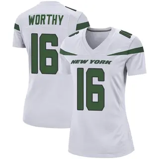 New York Jets Women's Chandler Worthy Game Spotlight Jersey - White