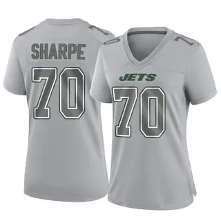 New York Jets Women's David Sharpe Game Atmosphere Fashion Jersey - Gray