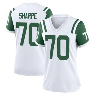 New York Jets Women's David Sharpe Game Classic Alternate Jersey - White
