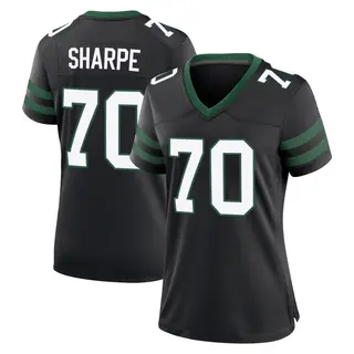 New York Jets Women's David Sharpe Game Legacy Alternate Jersey - Black