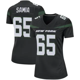 New York Jets Women's Dru Samia Game Stealth Jersey - Black