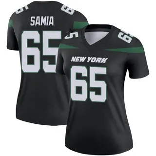 New York Jets Women's Dru Samia Legend Stealth Color Rush Jersey - Black