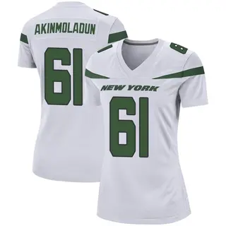 New York Jets Women's Freedom Akinmoladun Game Spotlight Jersey - White