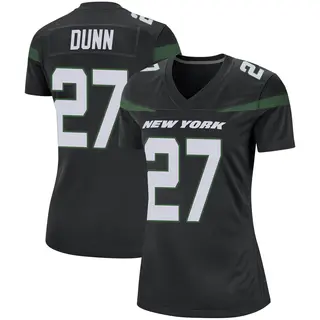 New York Jets Women's Isaiah Dunn Game Stealth Jersey - Black