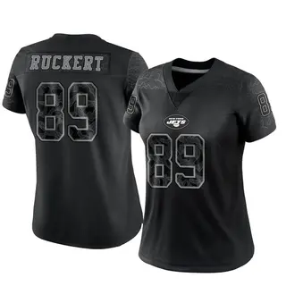 New York Jets Women's Jeremy Ruckert Limited Reflective Jersey - Black