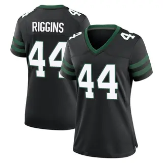 New York Jets Women's John Riggins Game Legacy Alternate Jersey - Black