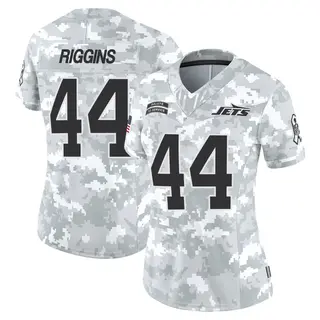 New York Jets Women's John Riggins Limited 2024 Salute to Service Jersey - Arctic Camo