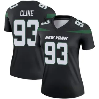 New York Jets Women's Kameron Cline Legend Stealth Color Rush Jersey - Black