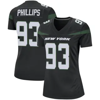 New York Jets Women's Kyle Phillips Game Stealth Jersey - Black