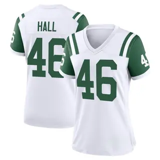 New York Jets Women's Maalik Hall Game Classic Alternate Jersey - White