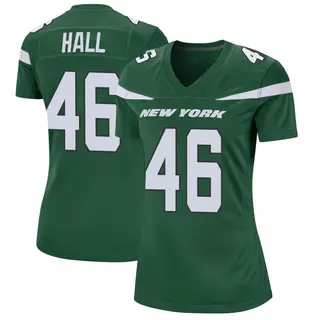 New York Jets Women's Maalik Hall Game Gotham Jersey - Green