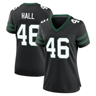 New York Jets Women's Maalik Hall Game Legacy Alternate Jersey - Black