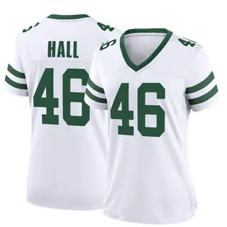 New York Jets Women's Maalik Hall Game Legacy Jersey - White