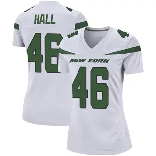 New York Jets Women's Maalik Hall Game Spotlight Jersey - White