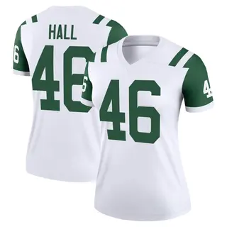 New York Jets Women's Maalik Hall Legend Classic Alternate Jersey - White