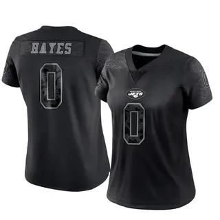 New York Jets Women's Marquis Hayes Limited Reflective Jersey - Black