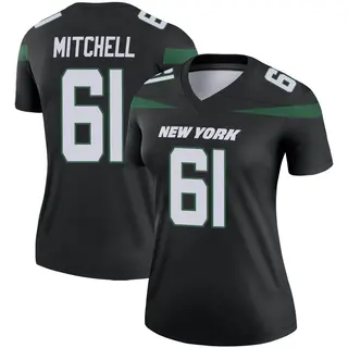 New York Jets Women's Max Mitchell Legend Stealth Color Rush Jersey - Black