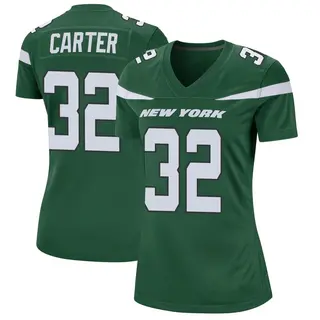 New York Jets Women's Michael Carter Game Gotham Jersey - Green