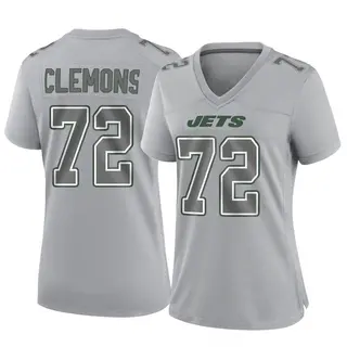 New York Jets Women's Micheal Clemons Game Atmosphere Fashion Jersey - Gray
